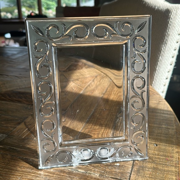 Waterford Marquis Crystal Arabesque Picture Photo Frame 4" x 6" - Picture 1 of 2